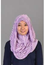 Instant Hanna Rayon Salur Purple